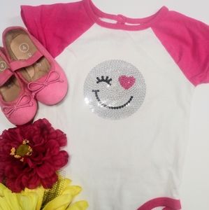 Sequin Emoji Onesies